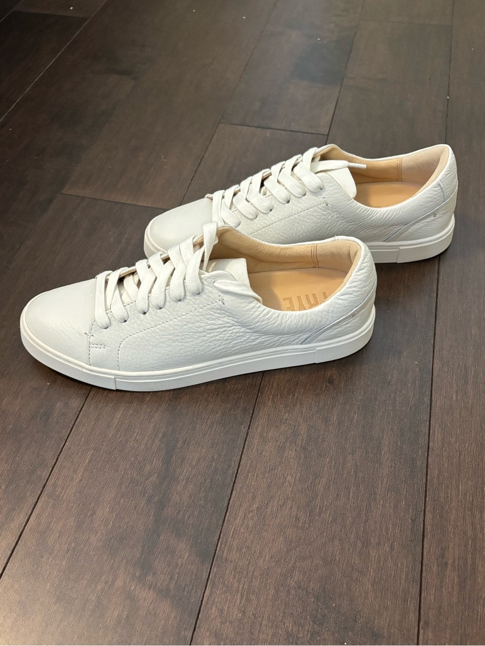 FRYE ivy low lace White Leather Low-Top Sneakers